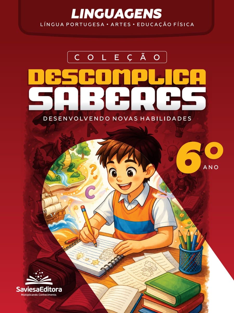 Capa da Coleção Descomplica Saberes